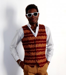 Costume 3 pièces wax jaquette