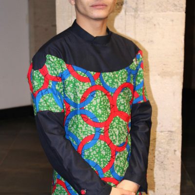 tunique chemise wax homme africain boubou