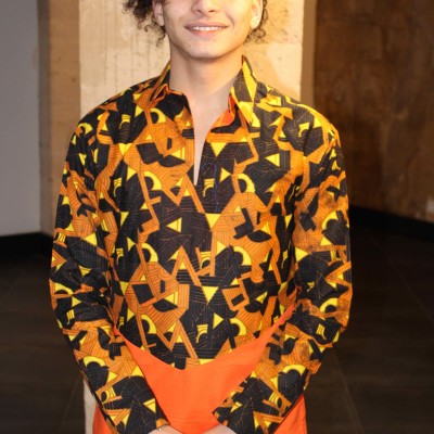 tunique chemise wax homme africain boubou
