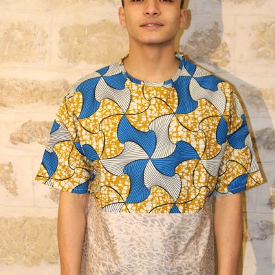 Tshirt kimono wax homme femme